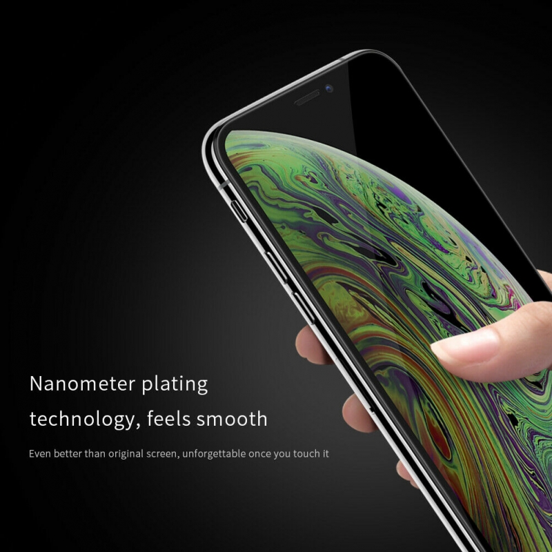 Miếng Dán Kính Cường Lực Full iPhone 11 Pro Max Hiệu Nillkin XD CP+Max có khả năng chịu lực cao, chống dầu, hạn chế bám vân tay cảm giác lướt cũng nhẹ nhàng hơn.